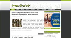 Desktop Screenshot of hyperstudent.cz